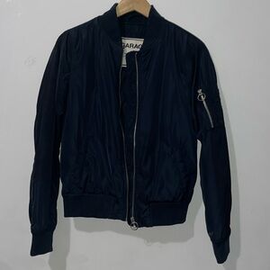 Garage Navy Bomber Jacket